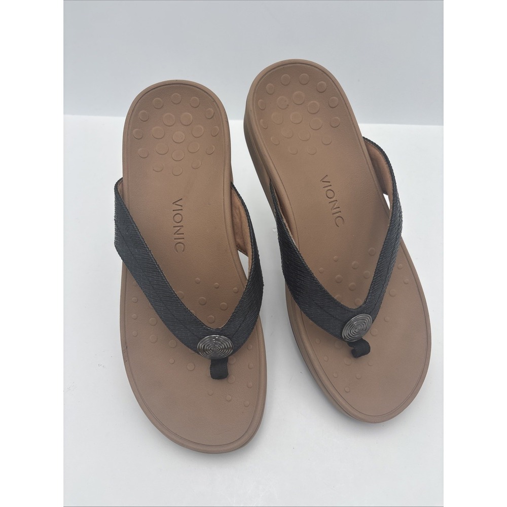 Vionic Pilar Women's Toe Post Platform Sandals artisan medallion boho retro 10 M